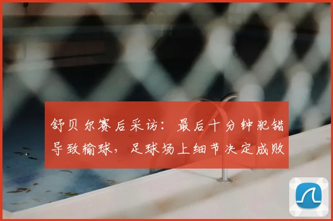 舒贝尔赛后采访：最后十分钟犯错导致输球，足球场上细节决定成败的教训